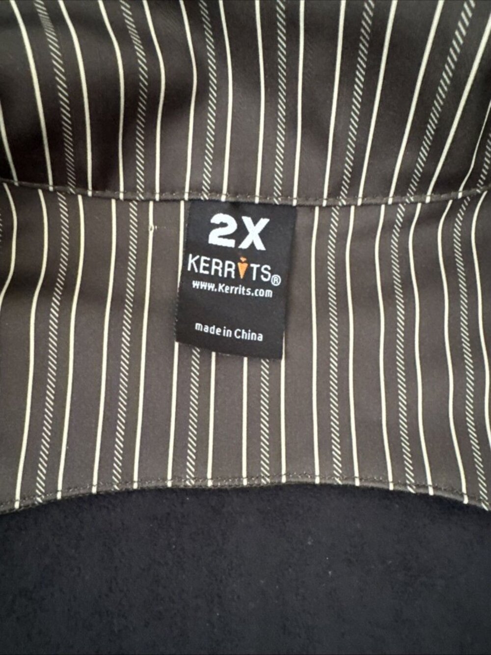 Kerrits EQ Equestrian Wear Striped Softshell Riding Vest Size 2X - Picture 10 of 11